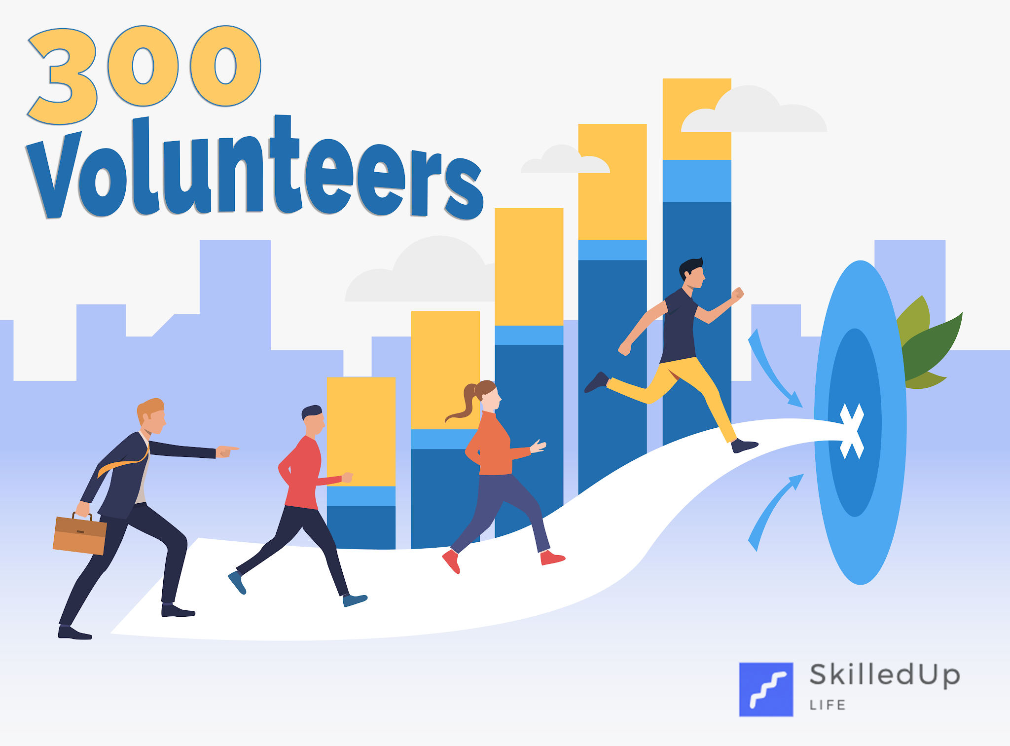 300 Volunteers ready to help bootstrapped tech startups